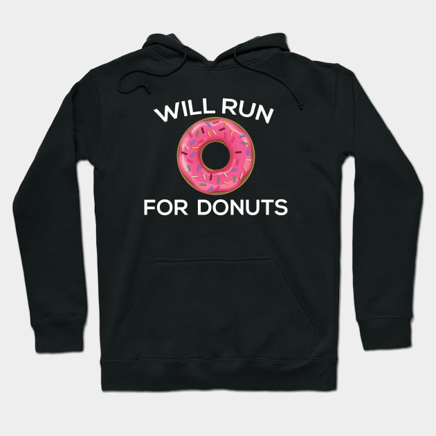 Run for Donuts Hoodie by TheMoonlitPorch